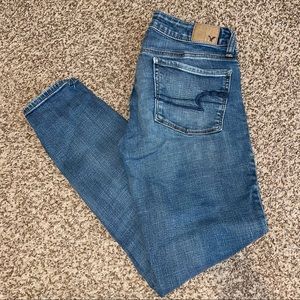 American Eagle Jeans Skinny Jeggings/Jeans Dark Wash AEO jeans